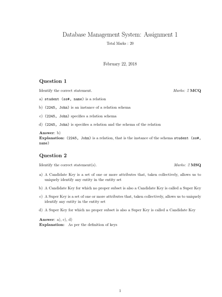 Database Management System Concepts | PDF | Data Model | Abstraction ...