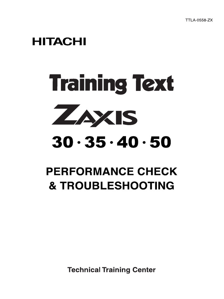 Excavator Operational Test Guide | PDF | Engines | Fuel Injection