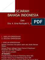 Sejarah Bhs Indonesia