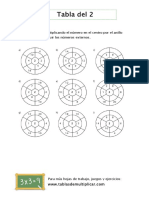 Fichas de La Tabla Del 2 ws3 PDF