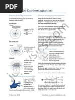 16 Electromagnetism Summary PDF