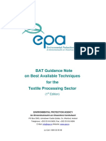 BAT Guidance Note For Textiles Processing Sector