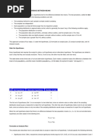 Hypothesis Test