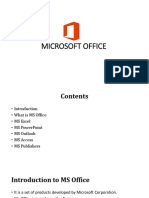 Microsoft Office Power Point Presentation (MS Office