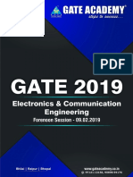 GATE 2019 EC (Complete Solution)