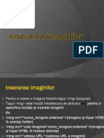 Inserarea imaginilor