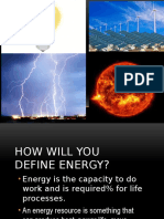 How Energy Is Harnessed Fro Different Sources