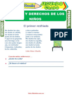 Deberes y Derechos de Los Niños para Segundo Grado de Primaria