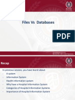 Week 4 Files Vs Databases