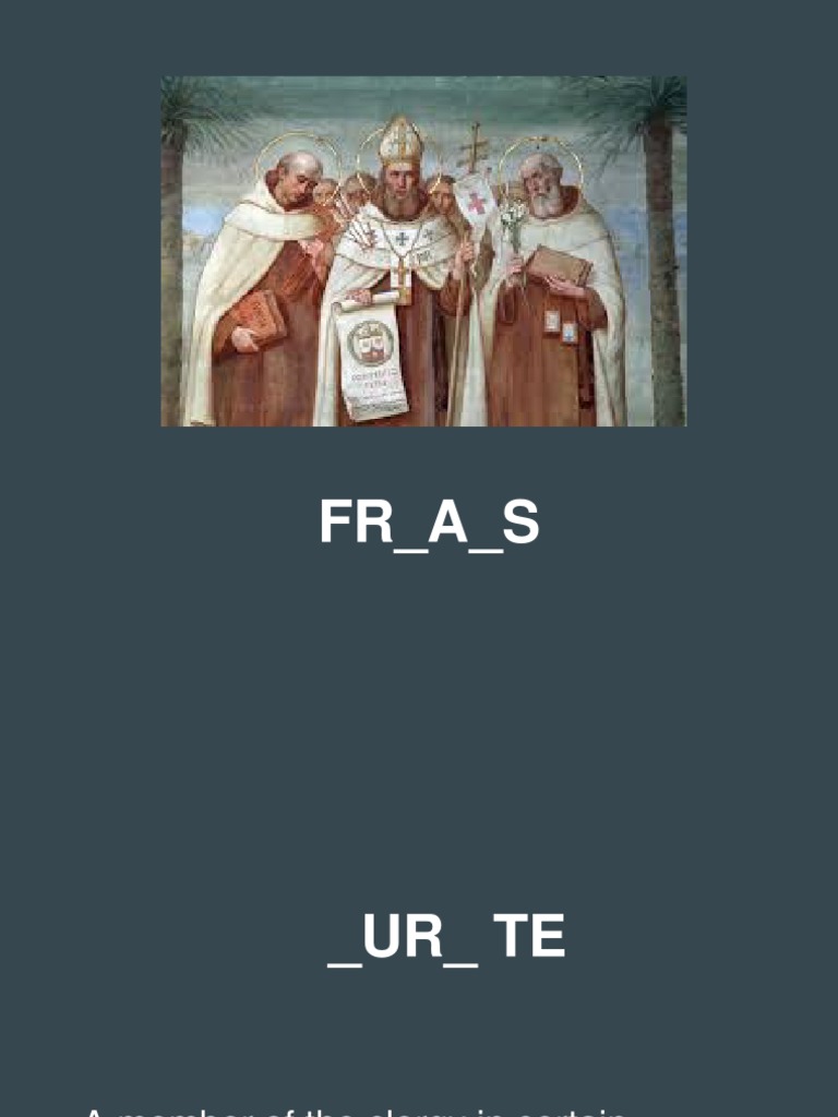 Friars History PDF