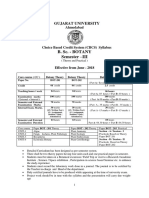 B.SC BOTANY Semester 3-4 Syllabus June 2018