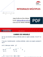 Integrales Múltiples CVV 2019 - Ii