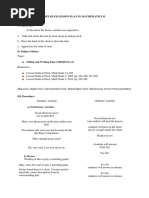 Grade 2 Lesson Plan: Telling Time | PDF | Learning