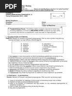 Alamat NG Araw, Buwan at Mga Bituin | PDF