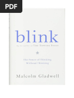 Blink - The Power of Thinking Without Thinking PDF