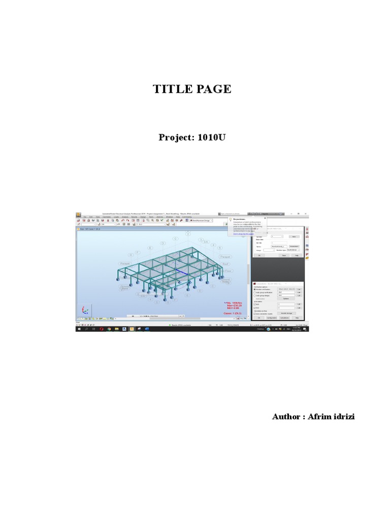 Revit Modelling Assignment 1010U | PDF | Autodesk Revit | Civil Engineering
