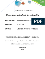 Actividad 5 - Artículo de Investigación - DIANA PATRICIA RODRIGUEZ