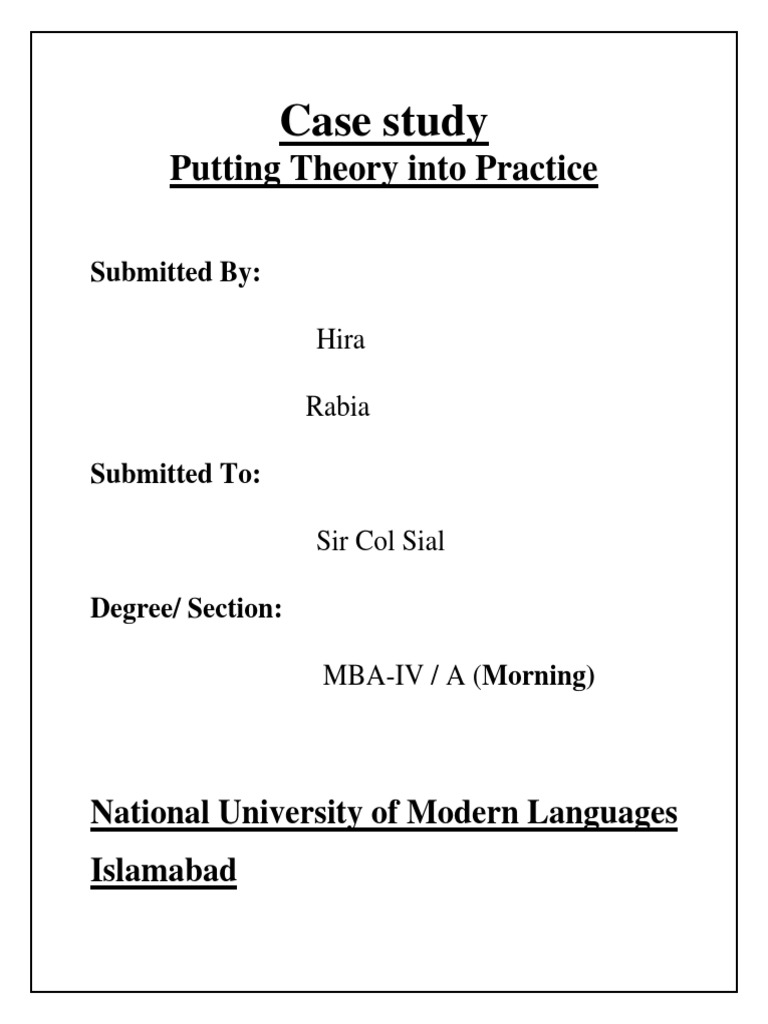 Putting Theory Into Practice | PDF | Innovation | Learning