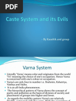 Caste System and Its Evils