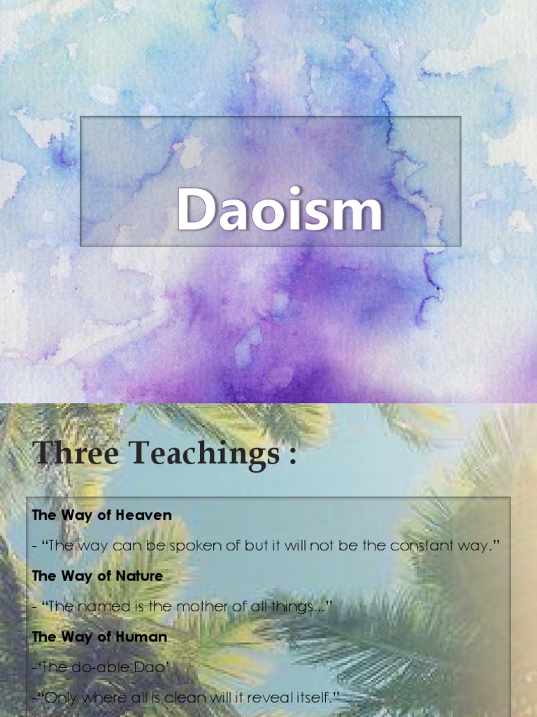 Daoism Pdf Tao Eastern Philosophy