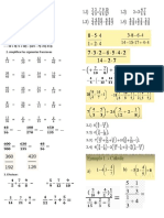 Simplicacion Fracciones, Numeros Enteros