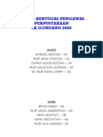 Jadual Bertugas Pengawas Perpustakaan 2016