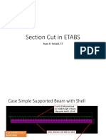 Section Cut in ETABS