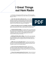 60 Great Things About Ham Radio