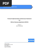 Kone Bacnet Interface