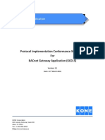 Kone Bacnet Interface