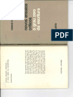 O Grau Zero Da Escritura - Roland Barthes PDF