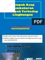 Dampak Pembakaran Sampah Terhadap Lingkungan