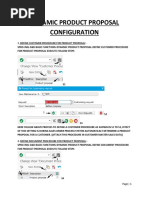 Dynamic Product Proposal