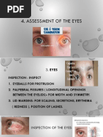 Comprehensive Eye Assessment Guide | PDF | Visual Acuity | Human Eye