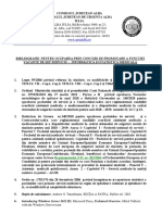 Bibliografie Sef Serviciu Informatică Si Statistic. Med 06.2019