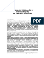Manual de Operacion y Mantenimiento Tanque Septico