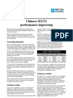 Chinese IELTS Performance Improving