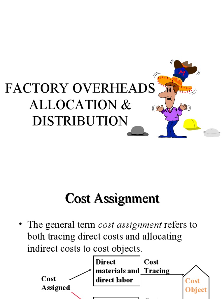 Overheads Allocation PDF Cost Cost Of Goods Sold