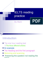IELTS Reading Practice: by Mark