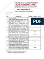 4.format Tanda Terima Berkas Bakal Calon Perangkat