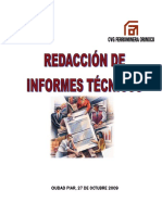 Manual Del Curso de Redaccion de Informes Tecnicos PDF