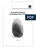 Processing Guide for Developing Latent Prints. FBI.2000