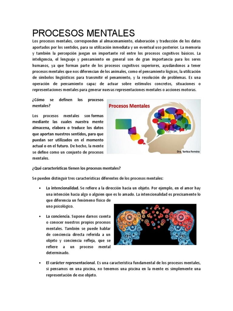 Procesos Mentales | PDF | Mente | Las emociones