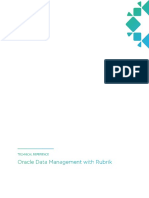 Oracle Data Management With Rubrik Technical White Paper PDF