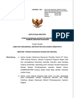 Dokumen - Tips - Kepmenpan No 36 Kep Mpan 3 2003 Tentang Jabatan Fungsional Instruktur Dan Angka