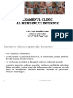 examenul clinic al membrului inferior C_Pomîrleanu