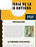 Historia de La Etica Antigua