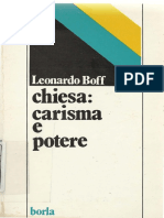 (Ricerche teologiche.) Boff, Leonardo - Chiesa_ carisma e potere_ saggio di ecclesiologia militante-Borla (1984).pdf