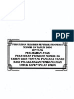 Peraturan Presiden Republik Indonesia Nomor 65 Tahun 2006 Tentang Perubahan Atas Peraturan