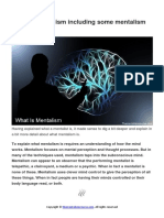 Mentalism PDF